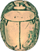 Scarab with the Cartouche of Thutmosis III Thumbnail