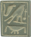 Small Plaque with Hieroglyphic Inscription Thumbnail