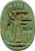 Scarab with a Deity, Offering Table, and Tree Thumbnail