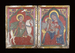 Diptych Icon with Saint George, and Mary and the Infant Christ Thumbnail