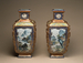 One of a Pair of Vases with Landscapes of the Four Seasons Thumbnail