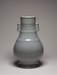 Large Vase with Pierced Hangles Imitation Guan Ware Thumbnail