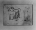Two greyhounds,man in classical dress(a) Thumbnail