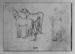 Two greyhounds,man in classical dress(a) Thumbnail