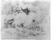 Sketch of landscape with hills Thumbnail