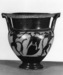 Column Krater with Maenad and Satyrs Thumbnail