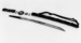 Short sword (wakizashi) with a large silver snake coiled around pine bark saya (includes 51.1269.1-51.1269.5) Thumbnail
