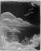 Box for documents/ ryoshi-bako; Seven flying wild geese in landscape Thumbnail