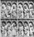 Annunciation and three groups of saints Thumbnail