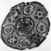 Roundel from a textile; Figure in center Thumbnail
