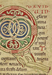 Leaf from Claricia Psalter: Claricia Swinging on Initial Q Thumbnail