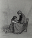 Child Praying at Mother's Knee Thumbnail