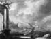 Stormy Seacoast with Classical Ruins Thumbnail