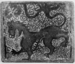 Ceiling tile (socarrat) with heraldic lion (Arms of Dukes of Segorbe) Thumbnail