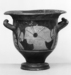 Krater with a Woman's Head and Floral Ornaments Thumbnail