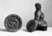 Medallion roof tile with five clawed dragon in pursuit of jewel Thumbnail