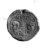 Seal of pope honorius iii; HEADS OF SS. PETER AND PAUL/INSCRIPTIONS Thumbnail