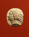 Finger Ring with a Medallion with a Woman's Head in Profile Thumbnail