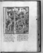 Leaf from Chroniques des Rois de France: Einhard Writing the Life of Charlemagne (Left) and Charlemagne in Battle (Right) Thumbnail