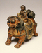 The Bodhisattva Mañjusri as a Child, on a Lion Thumbnail