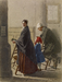 Man, Woman, and Girl at Prayer in Church Thumbnail