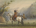 Shoshonee [sic] Indians - Fording a River Thumbnail