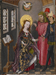 Part of an Altarpiece with Three Scenes from the Life of Saint Catherine Thumbnail