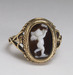 Ring with Cupid Chasing a Butterfly Thumbnail