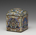 Tea Caddy with Chinese-inspired Decoration Thumbnail