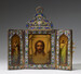 Triptych Showing the Head of Christ, St. Nikholai, and the Guardian Angel Thumbnail
