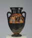 Amphora with Scenes of the Hermes and Dionysus Thumbnail