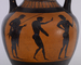 Pseudo-Panathenaic Amphora with Discus Thrower Thumbnail