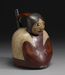 Effigy Vessel of a Seated Figure with Long Tunic Thumbnail