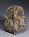Ocarina with Standing Zoomorphic Figure with Crescent Headdress Thumbnail