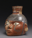 Head Pot with Painted Design Thumbnail
