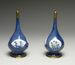 Pair of Blue and White Bottles Mounted as Perfume Sprinklers Thumbnail