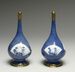 Pair of Blue and White Bottles Mounted as Perfume Sprinklers Thumbnail
