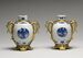 Pair of Blue and White Jars with Three Peonies and Symbols Thumbnail