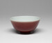 Red and White Glazed Bowl Thumbnail