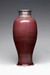 Large Crimson Baluster Vase Thumbnail
