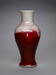 Large Red Baluster Vase Thumbnail