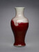 Large Red Baluster Vase Thumbnail