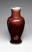 Red Baluster-Shaped Vase Thumbnail