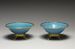 Pair of Bowls with Turquoise Glaze Thumbnail