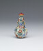 Snuff Bottle Decorated with Gourds and Vines Thumbnail