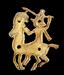 Pendant Frame of Goddess on Horseback Thumbnail