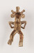 Pendant of Musician with Feather Headdress Playing an Instrument Thumbnail