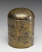 Tiered Hair-Oil Container with Pine and Plum Trees by a Stream Thumbnail