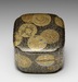 Box for incense game/ ko-bako; Overlapping medallions w.flowers /birds Thumbnail