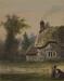 Two Figures Outside a Cottage Thumbnail